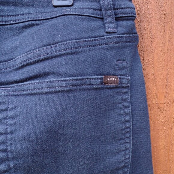 Jachs New York Men's 36x30 Blue Stretch Five Pocket Pants. EUC - Picture 7 of 10